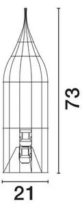 Dizajnová stojaca lampa Naos B