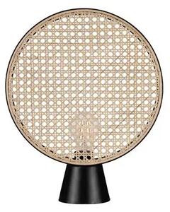 Dizajnová stolová lampa Tiera A – Smotanová