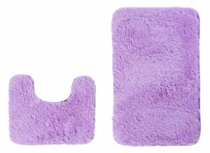Sada kúpeľňových koberčekov SILK ARTS-61 2PC - fialový orgován
