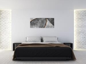 Obraz - Abstrakcia v betóne (120x50 cm)