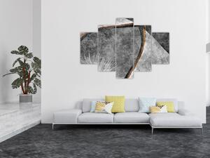 Obraz - Abstrakcia v betóne (150x105 cm)