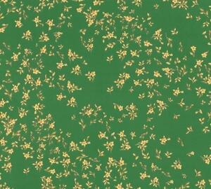 A.S. Création | Vliesová tapeta na stenu Versace 93585-6 | 0,70 x 10,05 m | zelená, žltá, hnedá