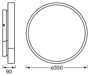 Osram - LED RGBW Stmievateľné stropné svietidlo SMART+ ORBIS LED/28W/230V Wi-Fi