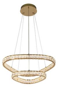 LUXERA 46152 - LED luster na lanku MIST LED/65W/230V 4000K zlatý
