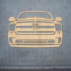 DUBLEZ | Drevený obraz auta na stenu - Dodge Ram