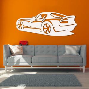 DUBLEZ | Drevená dekorácia na stenu - Auto Dodge Viper