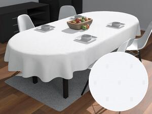 Biante Teflónový oválny obrus TF-084 Obdĺžničky na bielom 50x100 cm