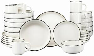 KOMBINOVANÝ SERVIS, 30-dielne, kamenina Creatable - Online Only bytové doplnky, Online Only