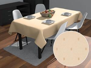 Biante Teflónový obdĺžnikový obrus TF-085 Obdĺžničky na béžovom 50x100 cm