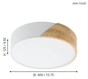 Eglo 99458 - Stropné svietidlo GRIMALDINO 2xE27/28W/230V
