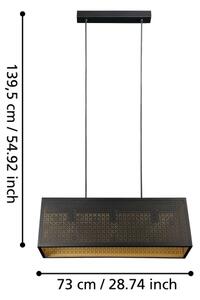 Eglo 43559 - Luster na lanku SALLICANO 3xE27/40W/230V