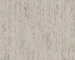 A.S. Création | Vliesová tapeta na stenu Smart Surfaces 39561-1 | 0,53 x 10,05 m | šedá, hnedá, metalická