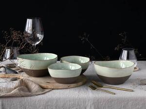 SADA MIESOK 4 ks kamenina keramika Creatable - Jedálenské sety, Online Only