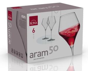 Rona Poháre na víno ARAM 500 ml, 6 ks