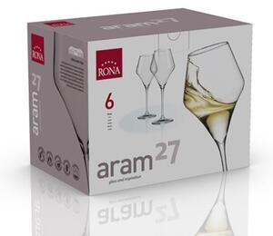 Rona Poháre na víno ARAM 270 ml, 6 ks