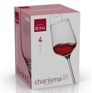 Rona Poháre na víno CHARISMA 350 ml, 4 ks