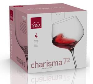 Rona Poháre na víno CHARISMA 720 ml, 4 ks