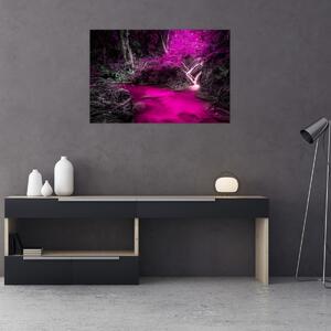 Obraz - Ružový les (90x60 cm)