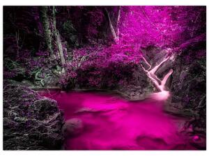 Obraz - Ružový les (70x50 cm)