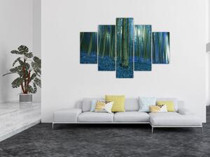 Obraz - Modrý les (150x105 cm)