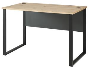 Písací stôl MEMPHIS dub artisan/grafitová, šírka 120 cm