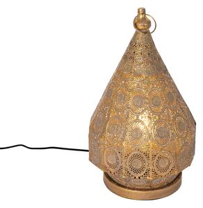 Orientálna stolná lampa zlatá 26 cm - Mauglí