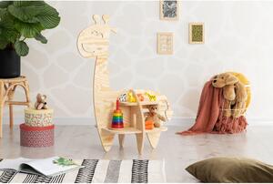 Detská knižnica v dekore borovice v prírodnej farbe 90x60 cm Giraffe - Adeko