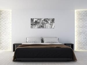 Obraz - Lipnica, čiernobiela (120x50 cm)