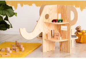 Detská knižnica v dekore borovice v prírodnej farbe 90x60 cm Elephant - Adeko