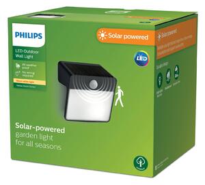 Solárne nástenné svietidlo Philips LED Yarixa, snímač pohybu