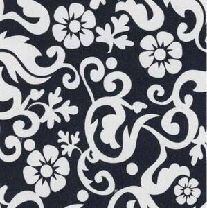 PATIFIX | Samolepiace fólie ČIERNOBIELE KVETY 15-6485 | šírka 45 cm | čierna, biela