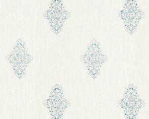 A.S. Création | Vliesová tapeta na stenu Luxury Wallpaper 31946-1 | 0,53 x 10,05 m | biela, metalická