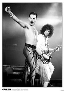Plagát, Obraz - Queen - Wembley 1984, (59.4 x 84.1 cm)