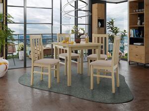 Rozkladací stôl so 4 stoličkami AL14, Morenie: sonoma - L, Poťahové látky: Zetta 300 Mirjan24 5903211268922