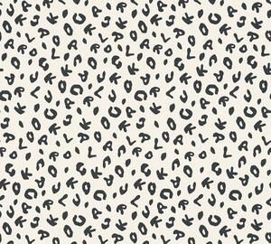 A.S. Création | Vliesová tapeta na stenu Karl Lagerfeld 37856-2 | 0,53 x 10,05 m | biela, čierna