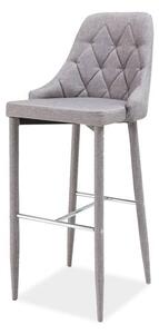 Barová stolička TRAX 2 sivá