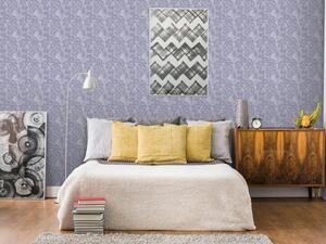DIMEX | Vliesová tapeta na stenu Dimex Line WP-230-01 | 0,75 x 10 m | fialová