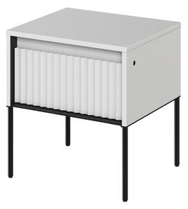 Nočný stolík TREND TR-10 biela/čierna