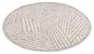 Dekorstudio Vintage okrúhly koberec CLASICO 9161 - béžový Priemer koberca: 200cm