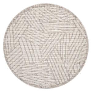 Dekorstudio Vintage okrúhly koberec CLASICO 9161 - béžový Priemer koberca: 120cm