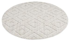 Dekorstudio Vintage okrúhly koberec CLASICO 8927 - krémový Priemer koberca: 120cm