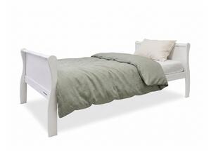 Jednolôžková drevená posteľ Noble Adult Bed 90x200 - biela