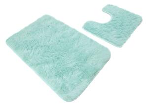 Sada kúpeľňových koberčekov SILK MR-104 2PC mätová