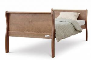 Jednolôžková drevená posteľ Noble Adult Bed 90x200 - orech
