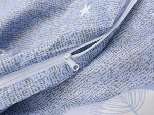 Obliečky z mikrovlákna BRYCE modré + obliečka na vankúšik 40 x 50 cm zadarmo