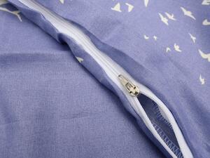 Obliečky z mikrovlákna COLDRIC modré + obliečka na vankúšik 40 x 50 cm zadarmo