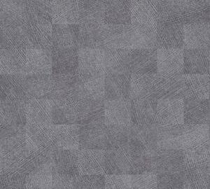 A.S. Création | Vliesová tapeta na stenu Titanium 3 38200-4 | 0,53 x 10,05 m | metalická, šedá