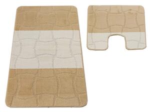 Sada kúpeľňových koberčekov Montana Sariyer XL Light Beige