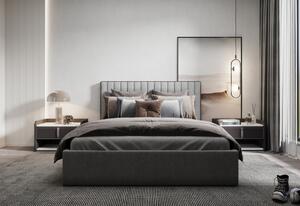 Čalúnená posteľ LAPO, 160x200, brooklyn black