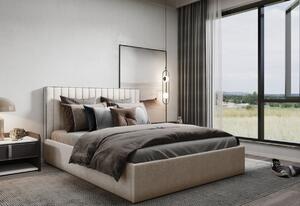 Čalúnená posteľ LAPO, 160x200, brooklyn camel
